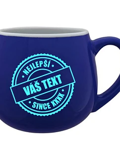 Personalizovaný keramický bacuľatý hrnček – najlepší xx SINCE xx