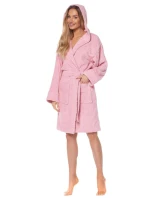 Dámský župan model 18833310 pink - L&L Dámský župan model 18833310 pink - L&L