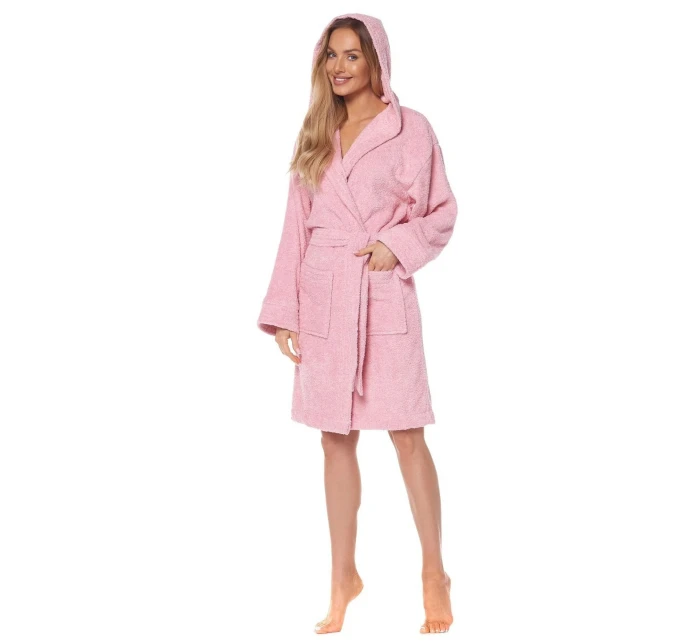 Dámský župan model 18833310 pink - L&L Dámský župan model 18833310 pink - L&L