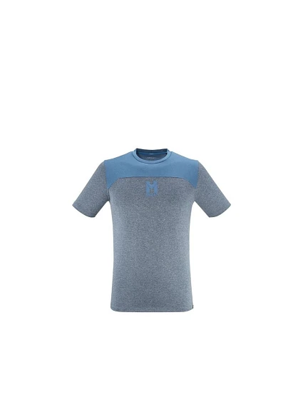 Pánske tričko MILLET Seneca Heather Ts Ss M šedo-modré