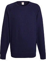 Lightweight Raglan Sweat Pánská raglánová mikina model 22447541 deep navy - Fruit of the Loom
