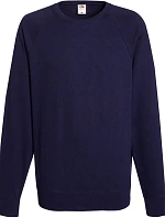 Fruit of the Loom Lightweight Raglan Sweat Pánska raglánová mikina 16.2138 tmavomodrá