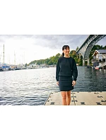 Cutter & Buck Pemberton Crewneck Women Dámska mikina 68.8423 čierna
