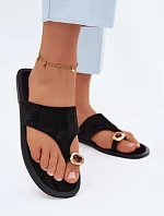 Dámské ploché žabky s ozdobným detailem Fedira