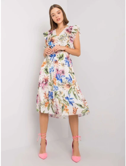 Šaty DHJ SK model 17508441 bílé a zelené - FPrice