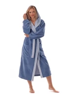 Unisex župan Tampa duo s kapucí  denim  model 21908464 - Vestis