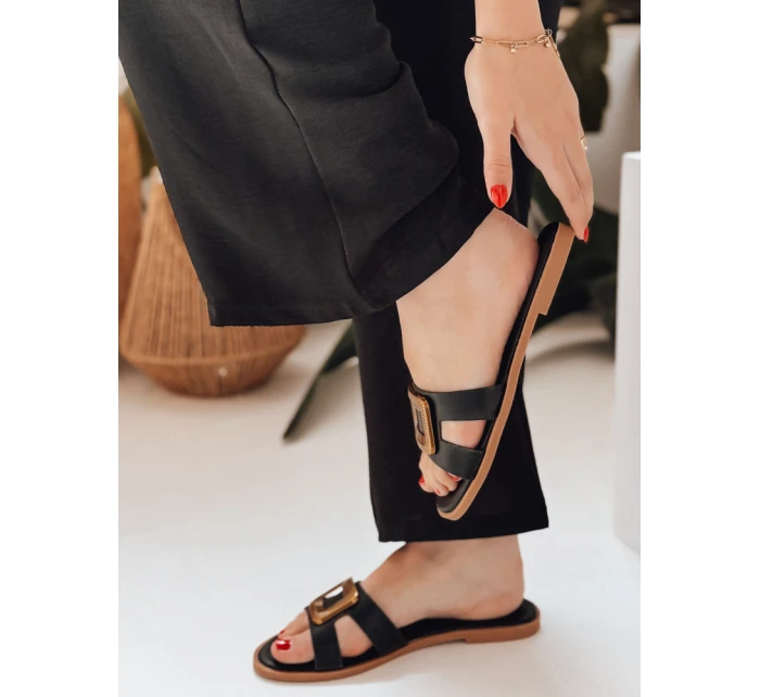 GLAMSTEP dámske žabky čierne FashionStreet ZY0930