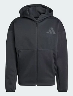 Pánská mikina s kapucí  FullZip Black model 22053448 - ADIDAS