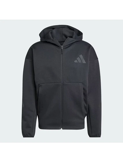 Pánská mikina s kapucí FullZip Black model 22053448 - ADIDAS Pánská mikina s kapucí FullZip Black model 22053448 - ADIDAS