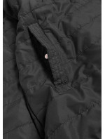 Hnedo-čierna obojstranná dámska bunda (W506) - Goodlooking