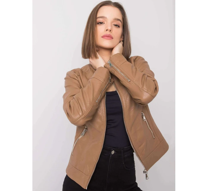 Dámska krátka bunda NM DE KR HX 2838.95P Brown camel - FPrice