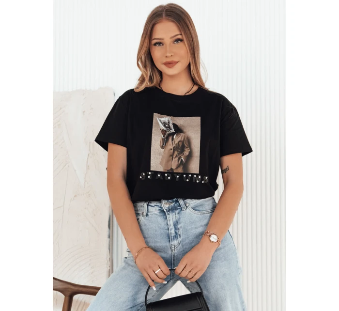 dámské tričko černé Dstreet model 21973968 - FashionStreet dámské tričko černé Dstreet model 21973968 - FashionStreet