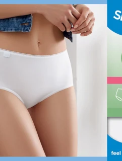 Dámské kalhotky Sloggi 24/7 Cotton Midi C3P bílé