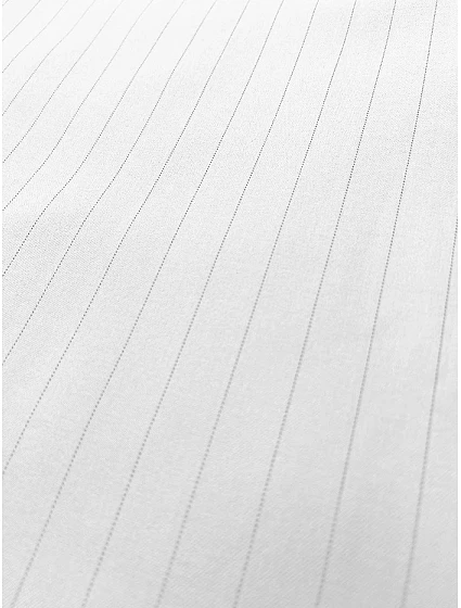 Široké bílé dámské pruhované kalhoty model 20144632 - MADE IN ITALY