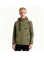 Geographical Norway Softshellová bunda Royaute DB 068 M WY1996H/GN-Kaki / Orange pánska