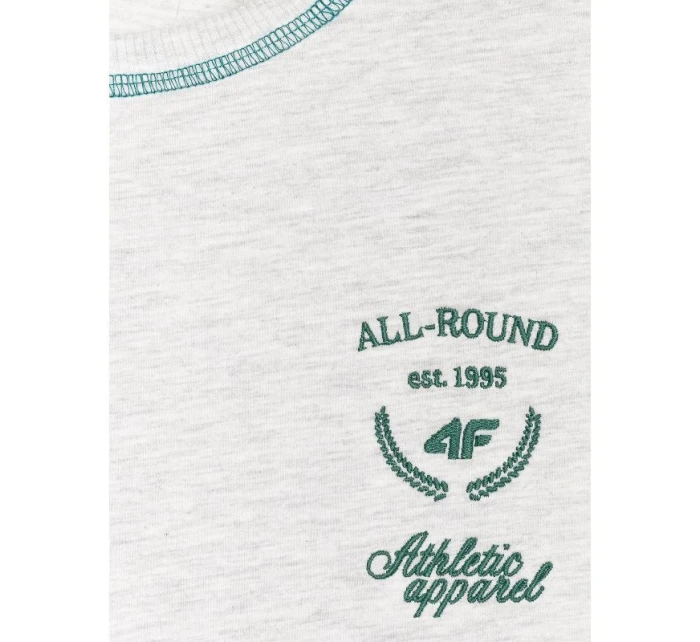 Dámske tričko oversize s potlačou 4F 4FRSS25TTSHF2979-26M