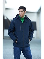 JN 1000 Pánská 3vrstvá zimní softshellová bunda model 22494738 black - Daiber JN 1000 Pánská 3vrstvá zimní softshellová bunda model 22494738 black - Daiber