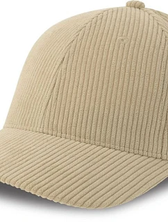 6 panelová manšestrová kšiltovka stone model 22478941 - Atlantis Headwear