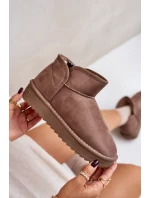 Dámské Sněhule Na Platformě model 21677079 Taupe - D.Franklin