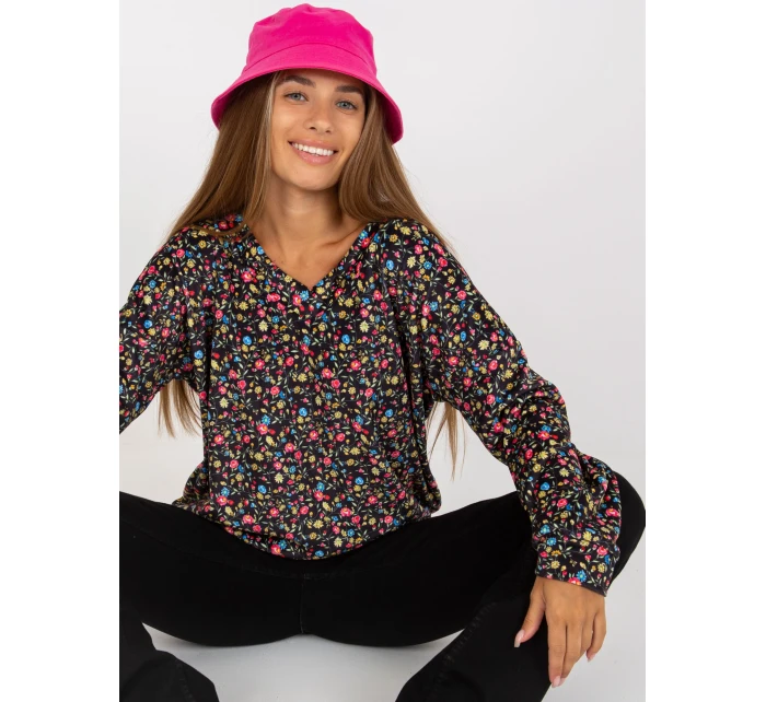 Blúzka RV BZ 8132.60 čierna a ružová