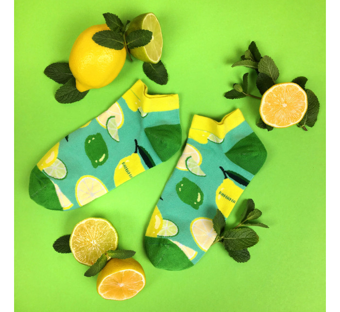 Banánové ponožky Ponožky krátke Lemons
