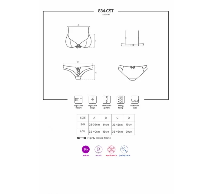 Sexy kostým 834 - CST - Obsessive