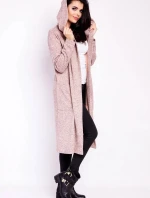 Sveter na zapínanie M118 ružový - Infinite You