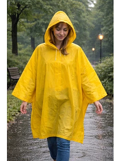 PVC pončo do dažďa