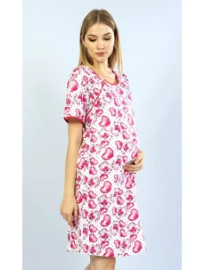 Dámska nočná košeľa materská Méďa so srdcom