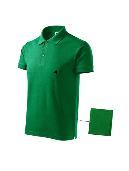 Polokošeľa Malfini Cotton M MLI-21216 trávovo zelená