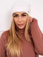 Fleecová čiapka Carolina K243 biela