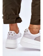 Dámské klasické sportovní boty model 21611259 Bíle - Goe