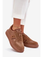 Dámské Kožené Sneakersy Na Platformě Just Dare Hnědé model 21703379 - Daniel Lopez Just Dare Dámské Kožené Sneakersy Na Platformě Just Dare Hnědé model 21703379 - Daniel Lopez Just Dare