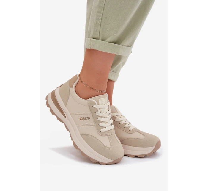 Dámské sportovní tenisky Big Star model 22009864 HIPOLY SYSTEM Béžové - Big Star Shoes