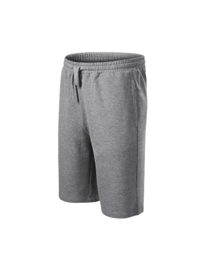 Pánske pohodlné šortky tmavosivé zvýraznené