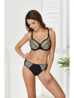 Dámské kalhotky Černá s béžovou model 20320364 - Jagoda Dámské kalhotky Černá s béžovou model 20320364 - Jagoda