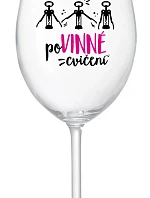 VYŽADOVANÉ CVIČENIE - číry pohár na víno 350 ml