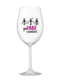 VYŽADOVANÉ CVIČENIE - číry pohár na víno 350 ml