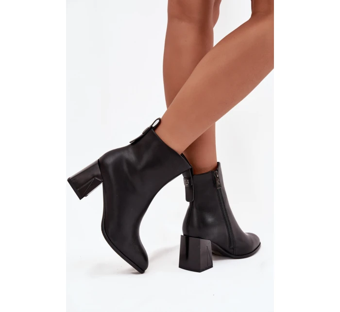 Topánky na podpätku model 222517 Step in style