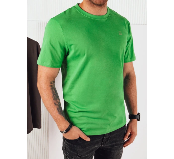 Pánské zelené tričko s potiskem Dstreet model 21974996 - FashionStreet Pánské zelené tričko s potiskem Dstreet model 21974996 - FashionStreet