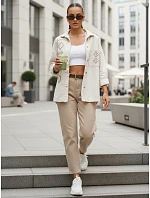 Dámská džínová bunda béžová Dstreet model 21976626 - FashionStreet