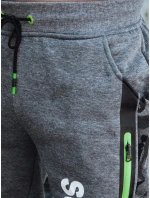 Pánské tepláky s potiskem antracitové model 21980074 - Dstreet