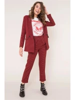 Dámske vzorované nohavice 12586 - FPrice