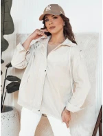 Dámska džínsová bunda LASANAS light beige FashionStreet TY4314