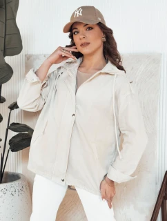 Dámska džínsová bunda LASANAS light beige FashionStreet TY4314