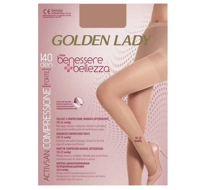 Pančuchy Golden Lady Benessere & Bellezza 140 den