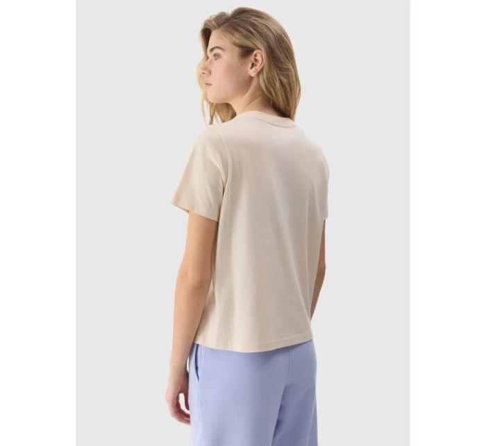 Dámske hladké tričko z organickej bavlny 4F