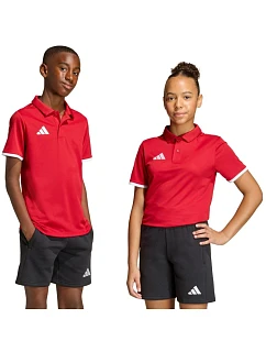 Detské tričko adidas Entrada 26 Polo červené JZ6626
