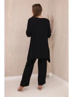 Sada halenky + kalhot s přívěskem černý Sada halenky + kalhot s přívěskem černý