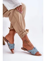 Dámské sandály světle modré model 21628551 - Boto Dámské sandály světle modré model 21628551 - Boto